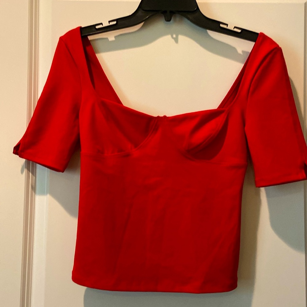 NWOT Free People Just Looking Top - Picture 2 of 5